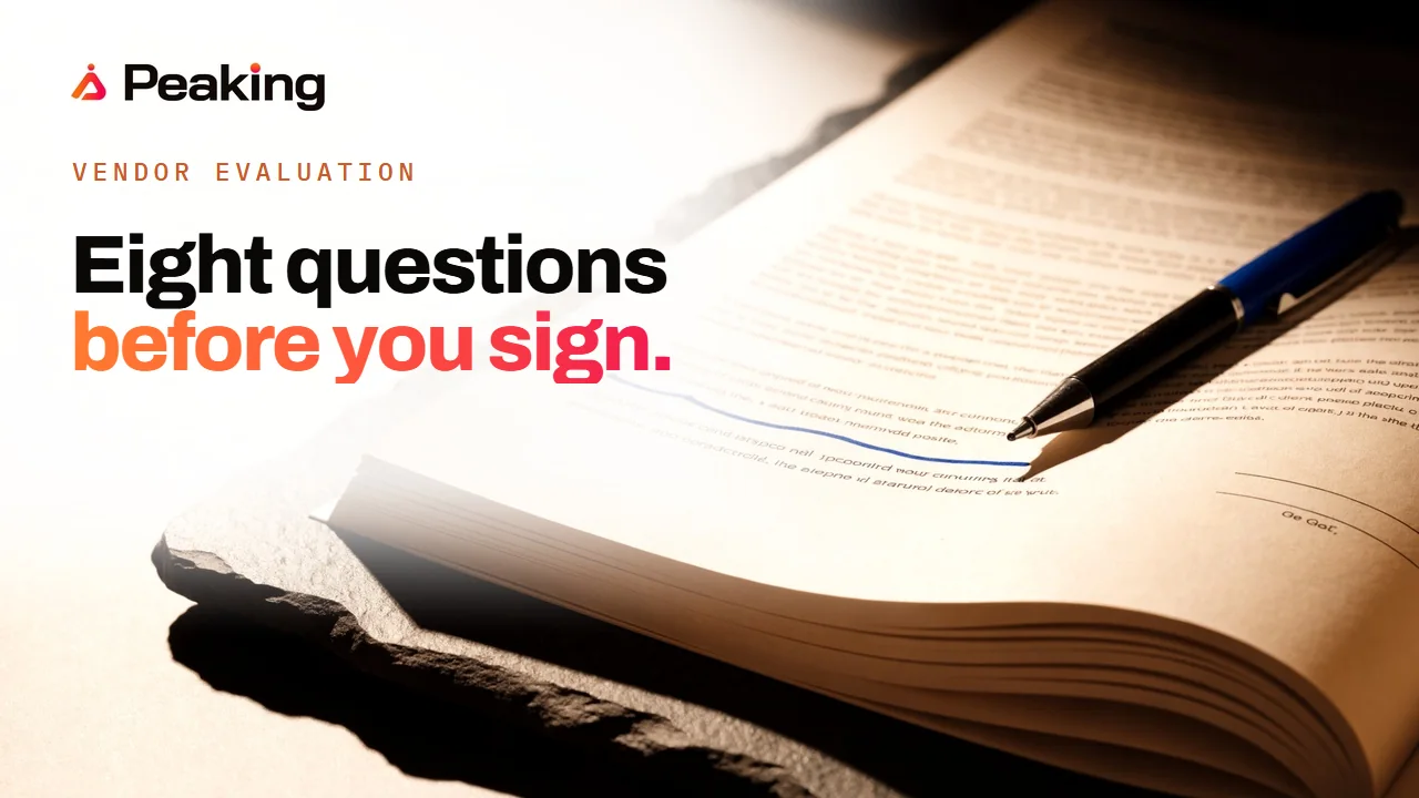 An open book with one line underlined in blue and a pen resting on it, ready to sign.