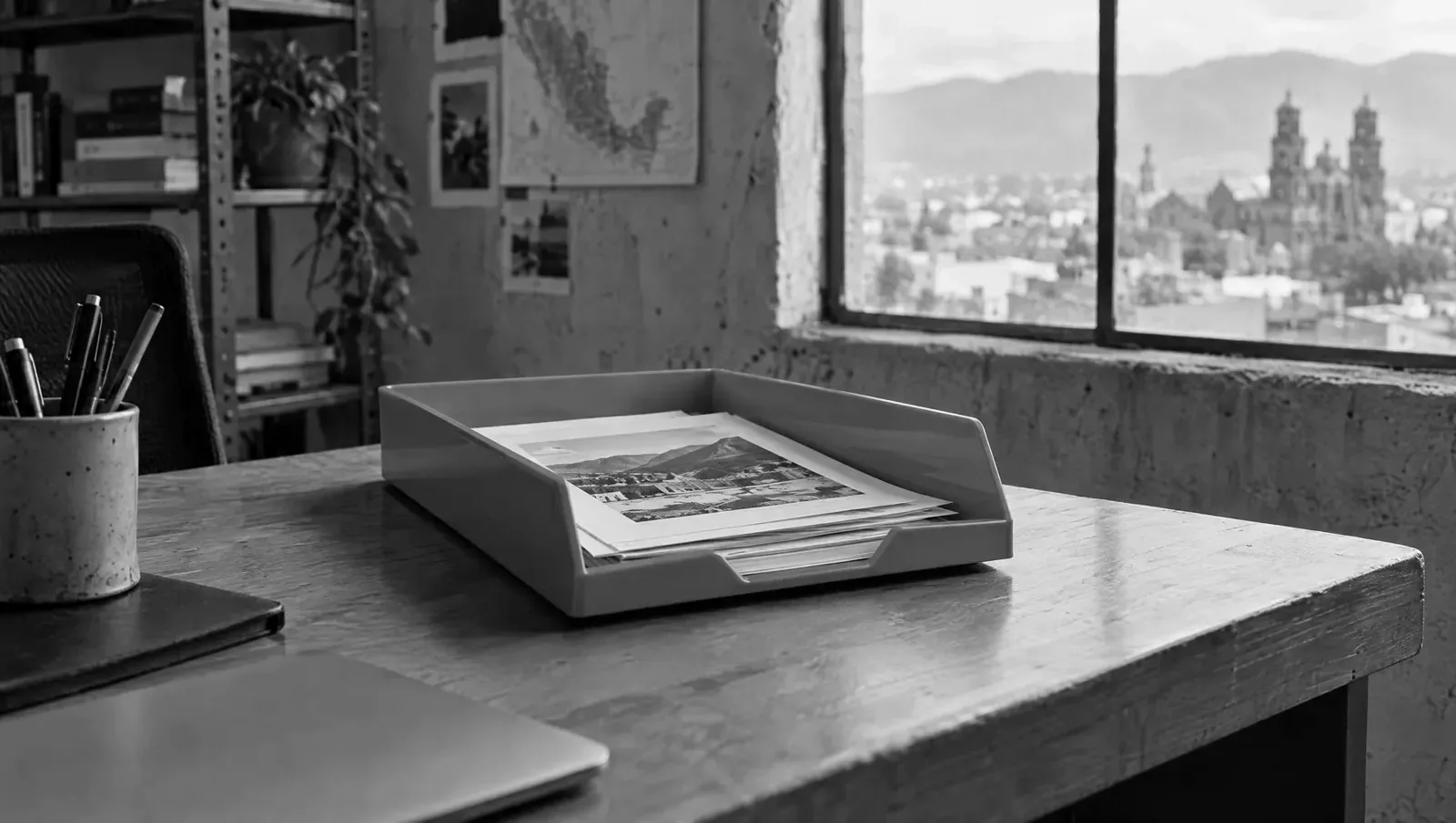 Request sitting in an inbox beside a catalog
